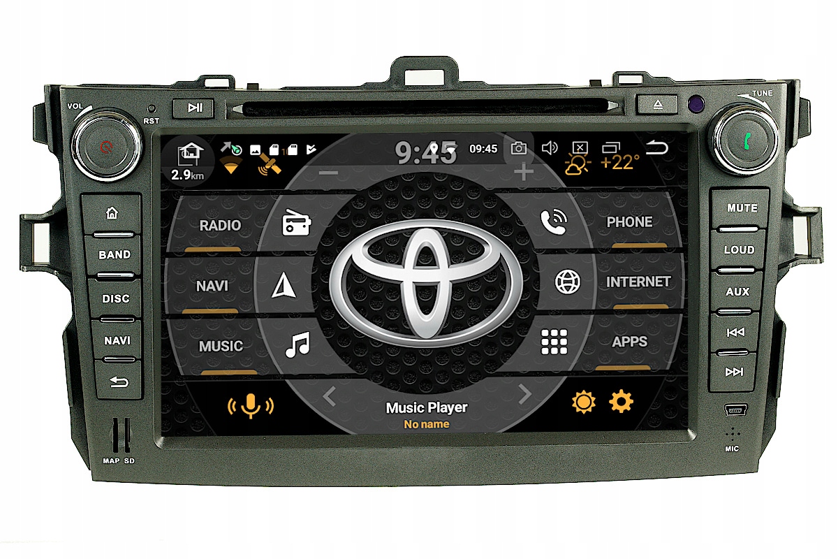 RADIO NAWIGACJA Toyota Corolla E15 ANDROID 9.0 4GB