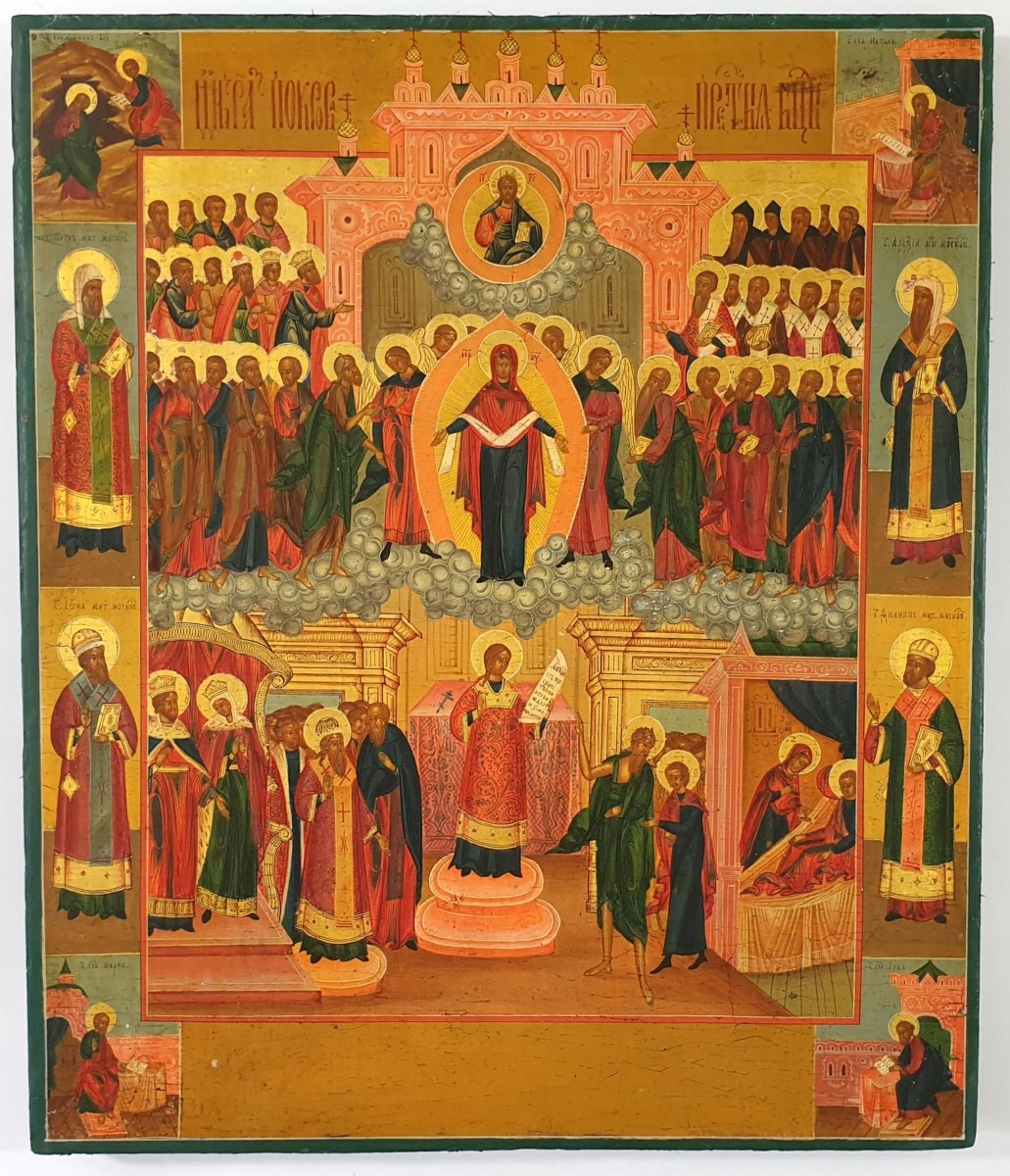 Невьянская икона Покрова Богородицы