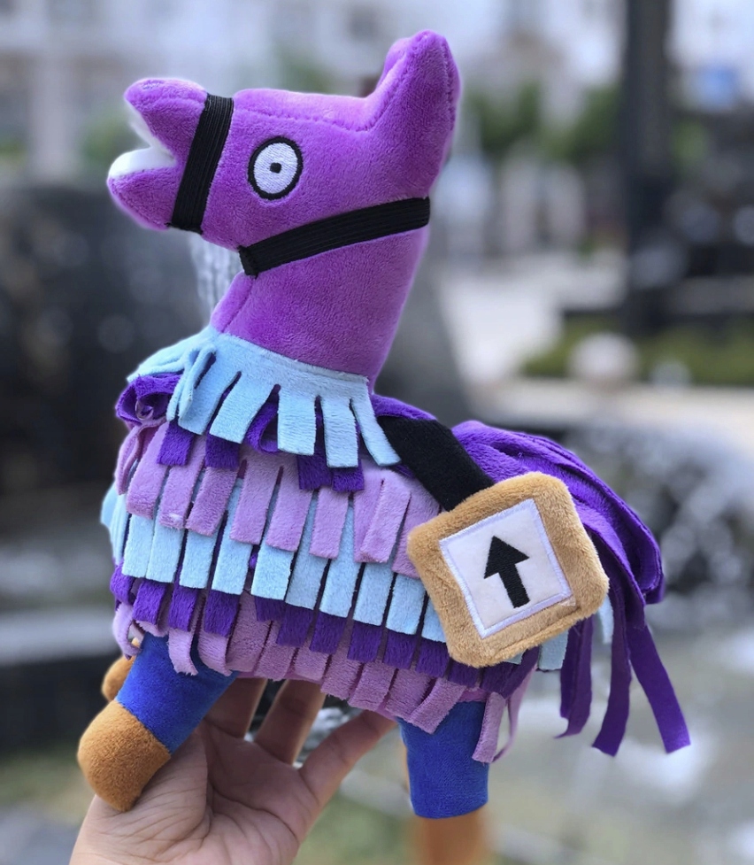 PLUSZAK MASKOTKA FORTNITE ALPAKA LAMA 27 CM MIŚ - 7640406399 ...