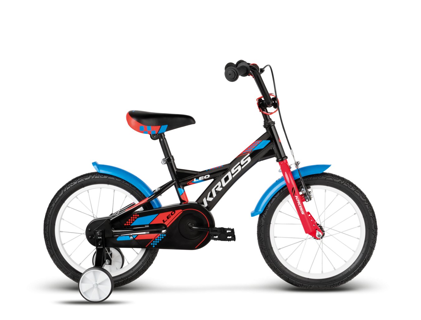 Rower dziecięcy Kross LEO 16" czarnoniebiesk 7341515106 oficjalne
