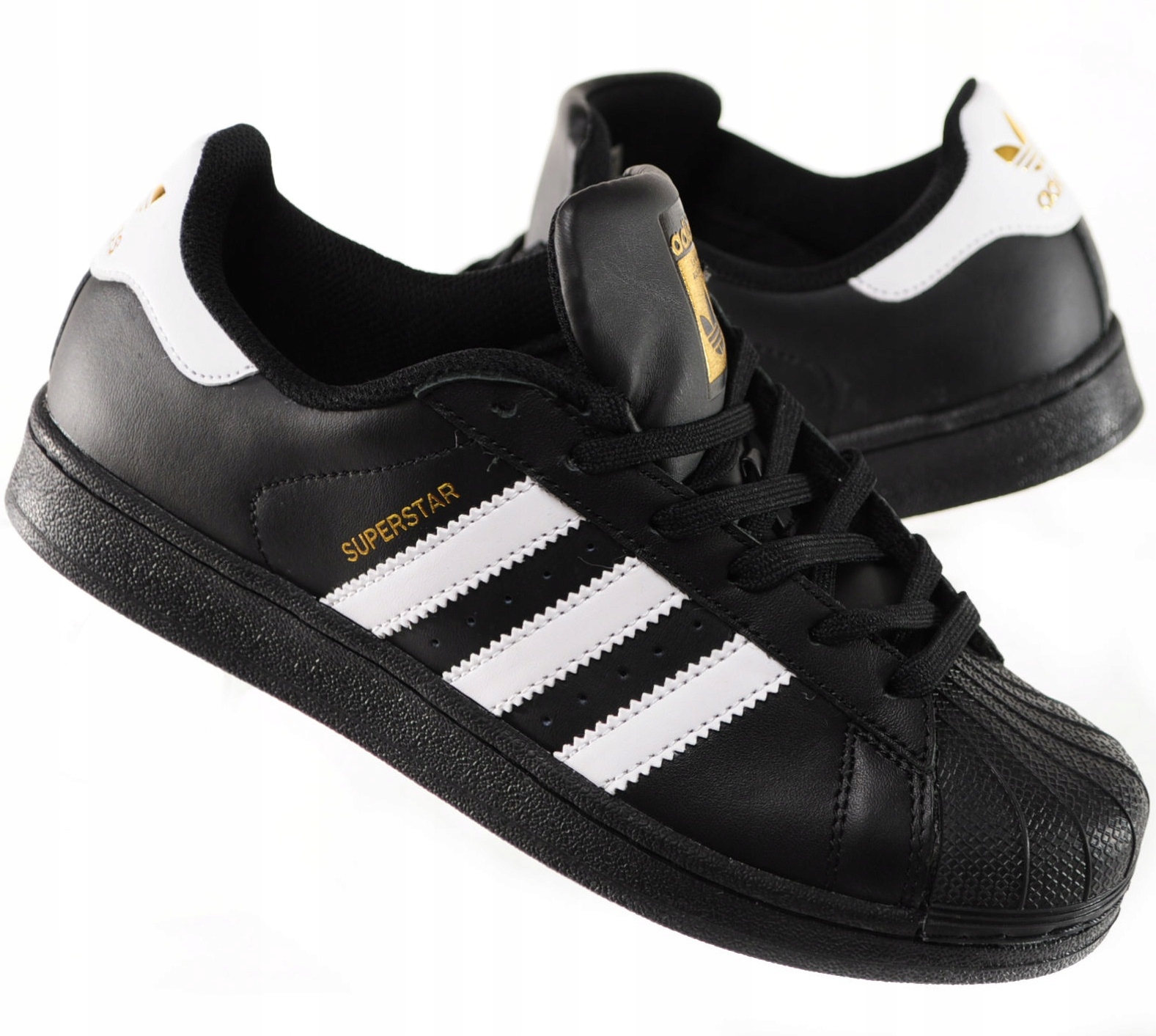 ADIDAS SUPERSTAR BUTY DAMSKIE SKÓRA CZARNE B27140 ADIDAS SUPERSTAR BUTY DAMSKIE SKÓRA CZARNE B27140
