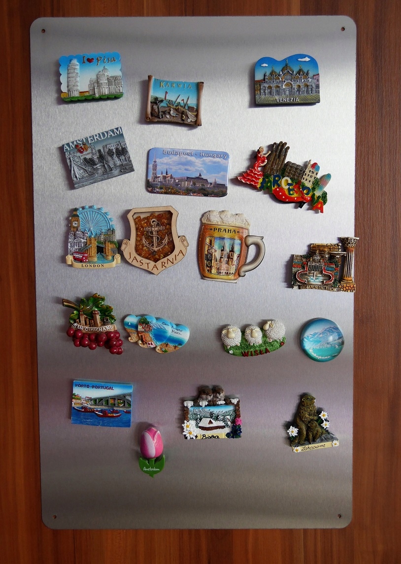 Wspaniale Nadaje Się Do Podróży W Czasie Tablica na magnesy z podróży 58x36 cm - 7912063607 - oficjalne archiwum