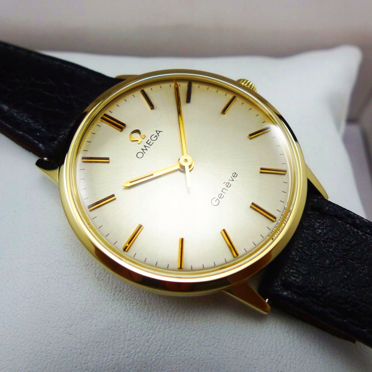 OMEGA zegarek męski 1969 LITE ZŁOTO 14K cal.601(1
