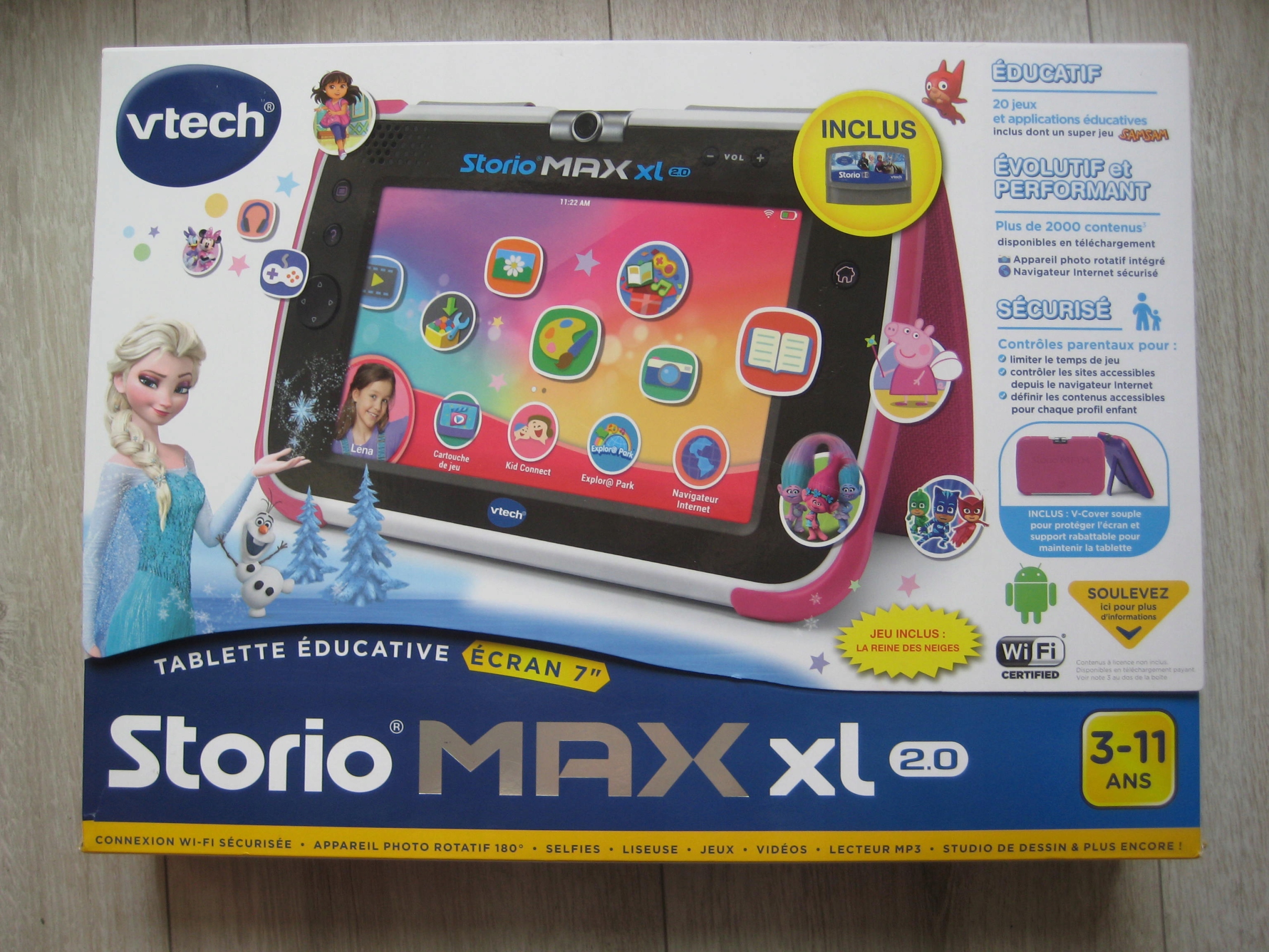 VTECH tablette storio max XL 2 + jeu PJMASKS