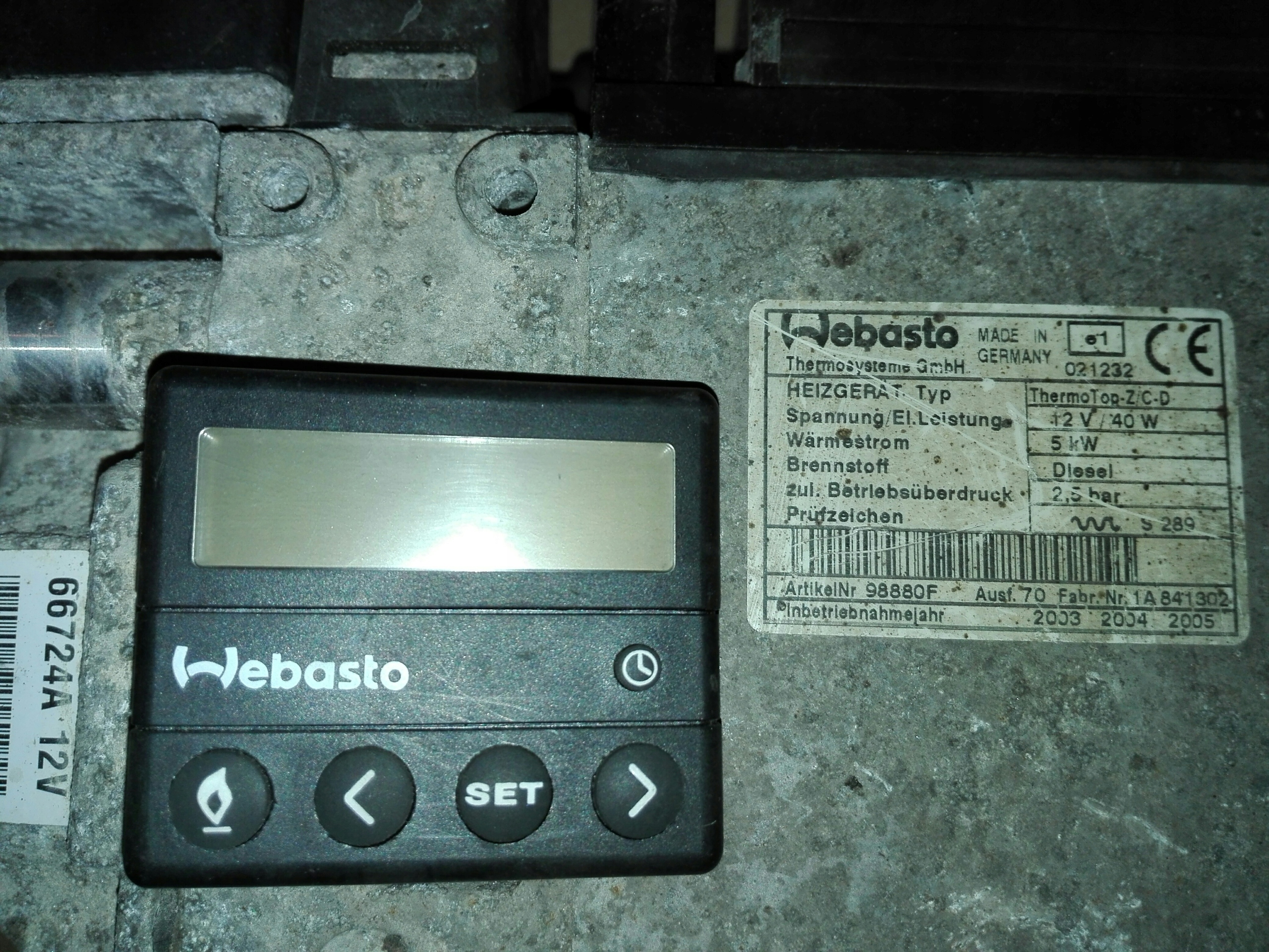 webasto thermo comfort se инструкция