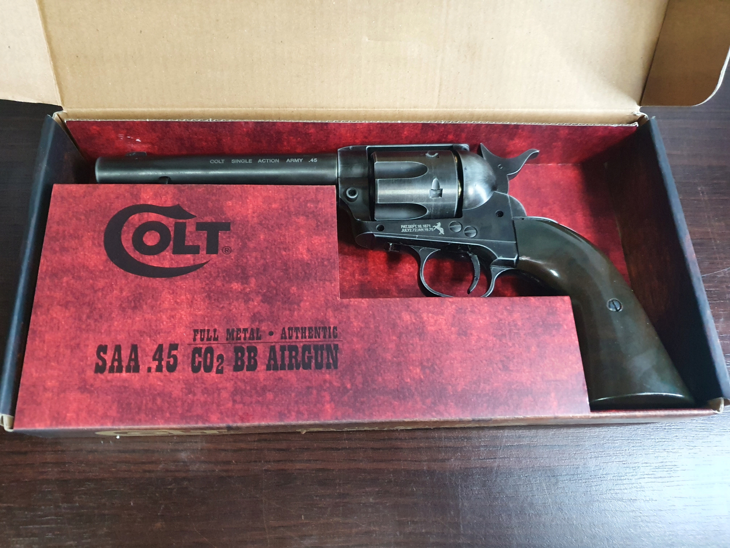 その他 COLT-SINGLE-ACTION-ARMY.45/MODELOF1976 wiatrówka - rewolwer COLT SINGLE ACTION ARMY 45 PEACEMAKER