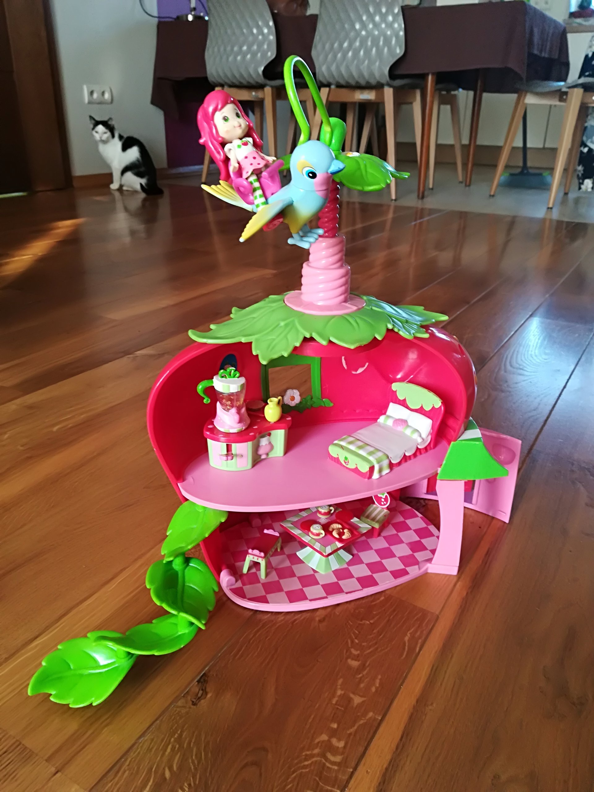 Domek Truskawkowe Ciastko Kawiarenka Figurka 7423141696 Domek Truskawkowe Ciastko Kawiarenka Figurka 7423141696