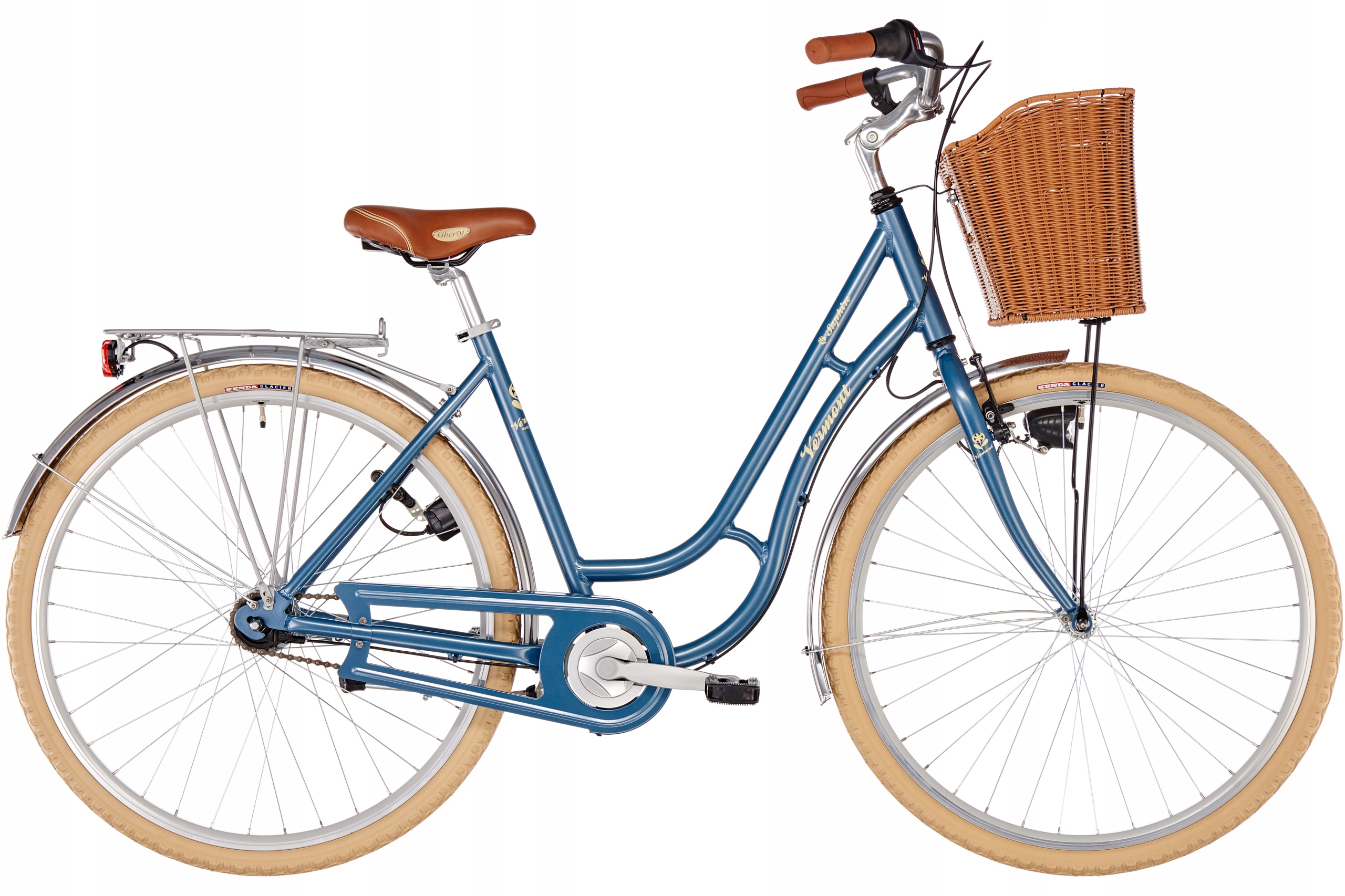 Rower Miejski Damski 28 Koszyk Niebieski NEXUS 7 8334876903