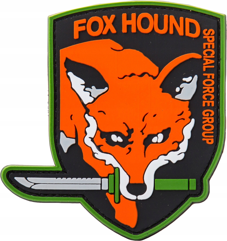 Fox hound. Foxhound Metal Gear нашивка. Шевроны Fox Metal Gear. Нашивка лиса Шеврон. Foxhound Шеврон.