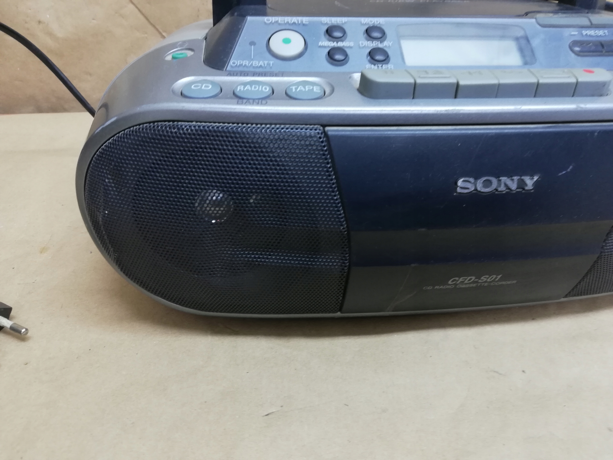 RADIO BOOMBOX SONY CFDS01 (7499) 7833634995 oficjalne archiwum allegro