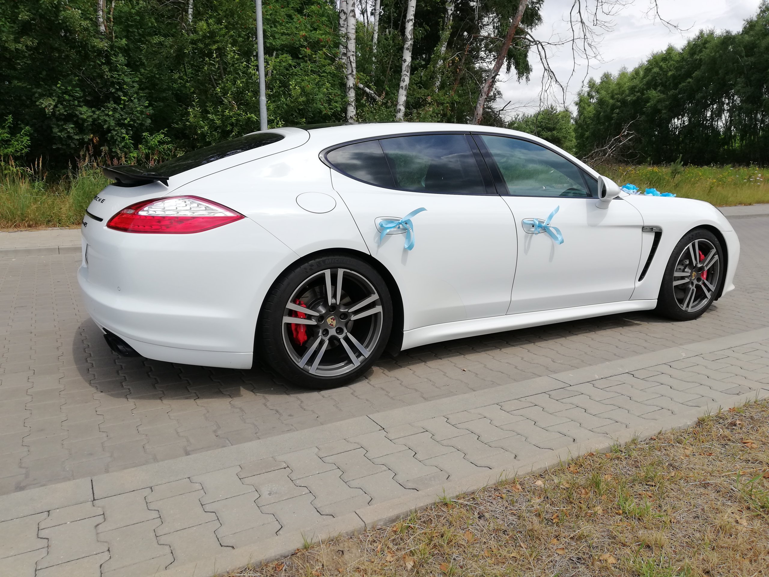 Auto Samochód do ślub wesela PORSCHE PANAMERA ŁÓDŹ