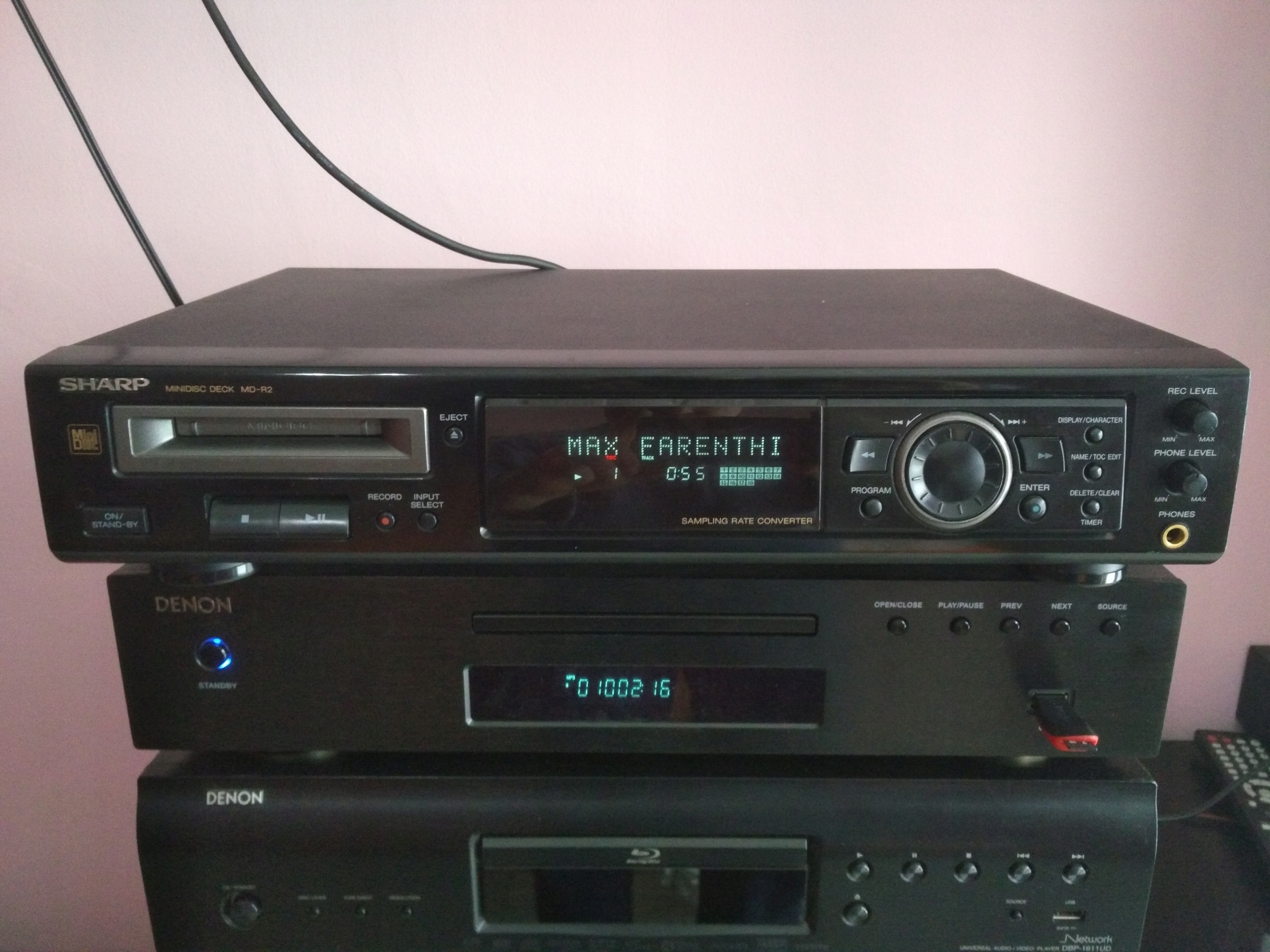 SHARP Mini Disc Deck MDR2 Ładny Warto 7890523279 oficjalne