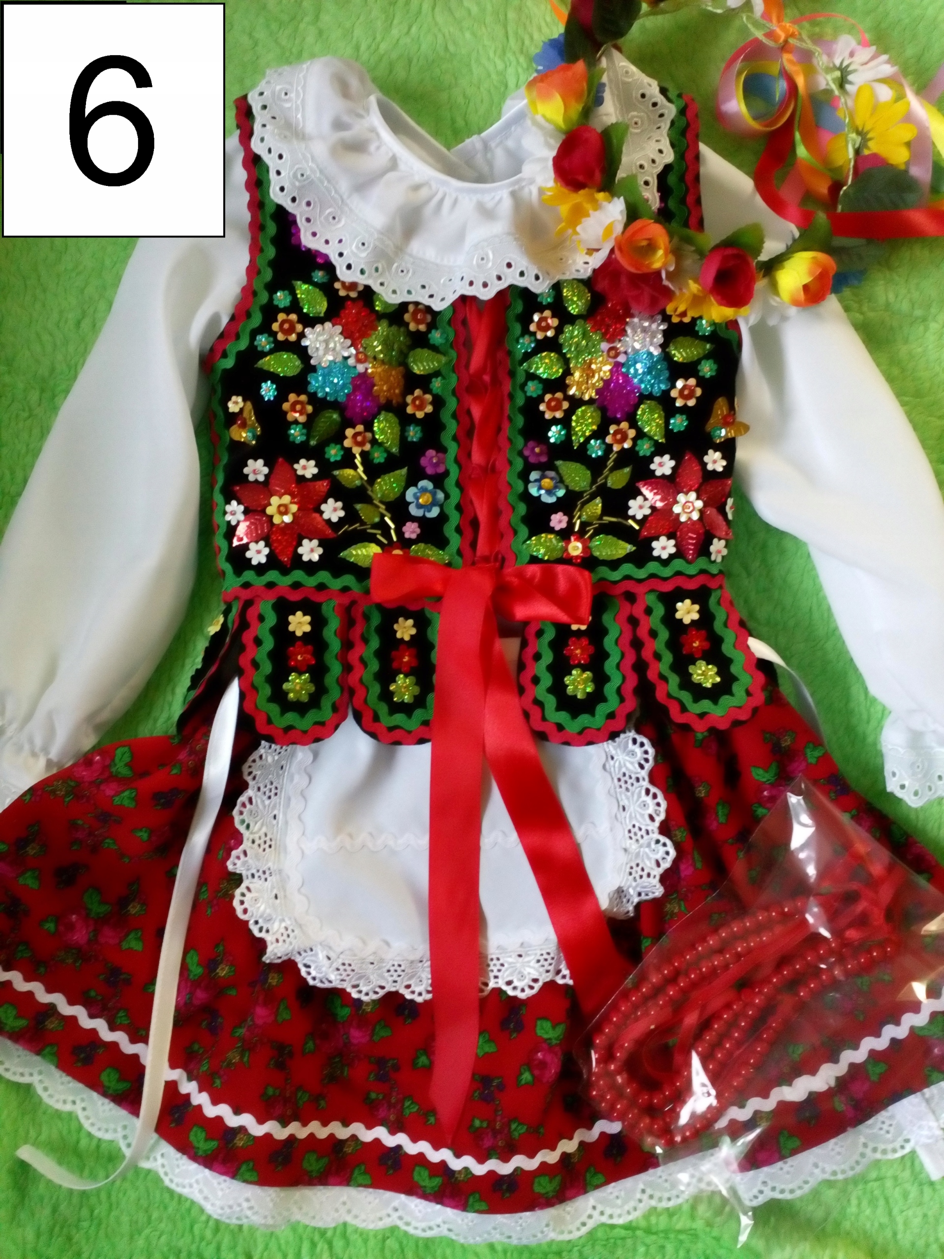 Strój KRAKOWSKI KRAKOWIANKA Nowy 6cz. 116128