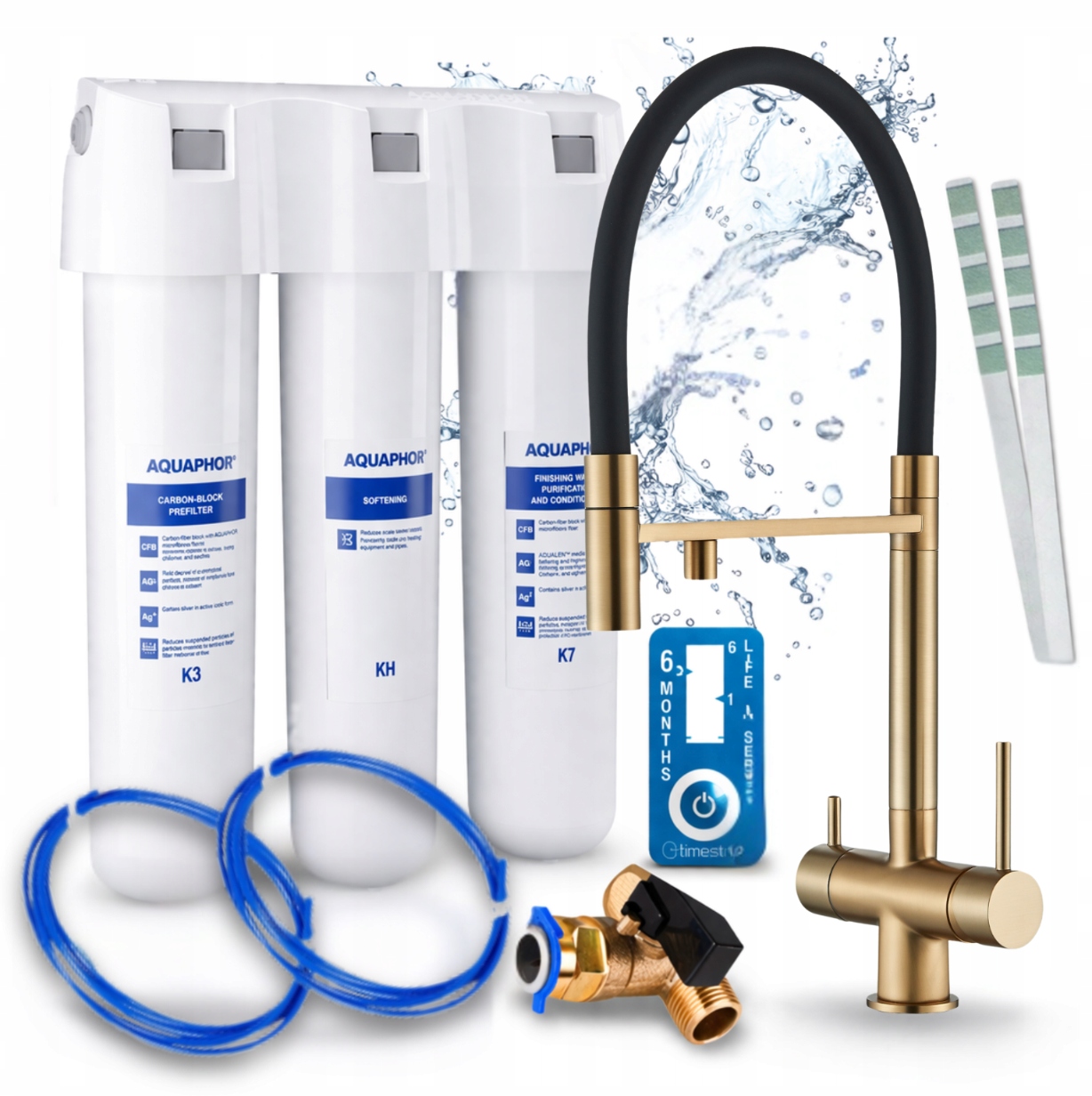 Systém Filtrování Kohoutkové Vody Aquaphor Křišťál H Pzh A Kuchyňská Baterie