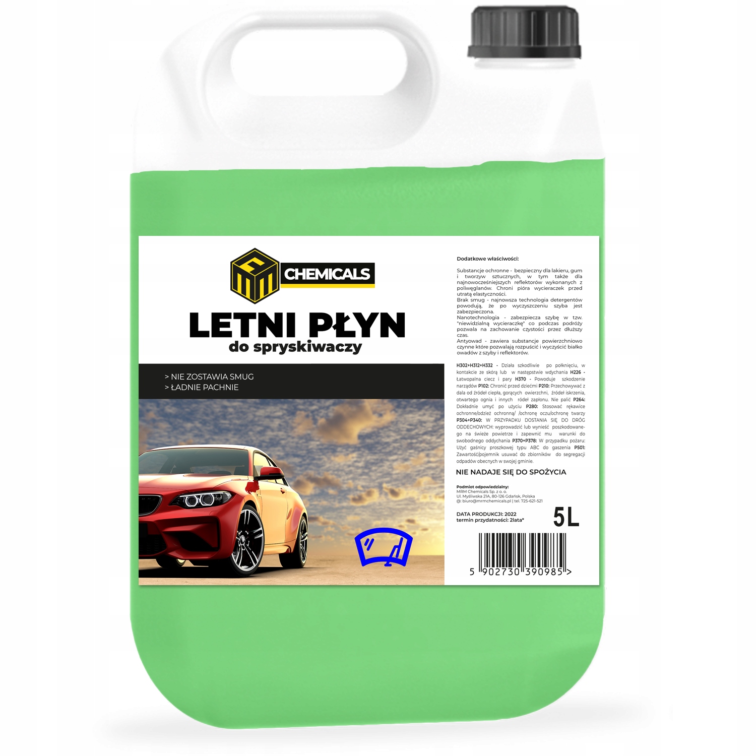 

Płyn Do Spryskiwaczy Letni 5L