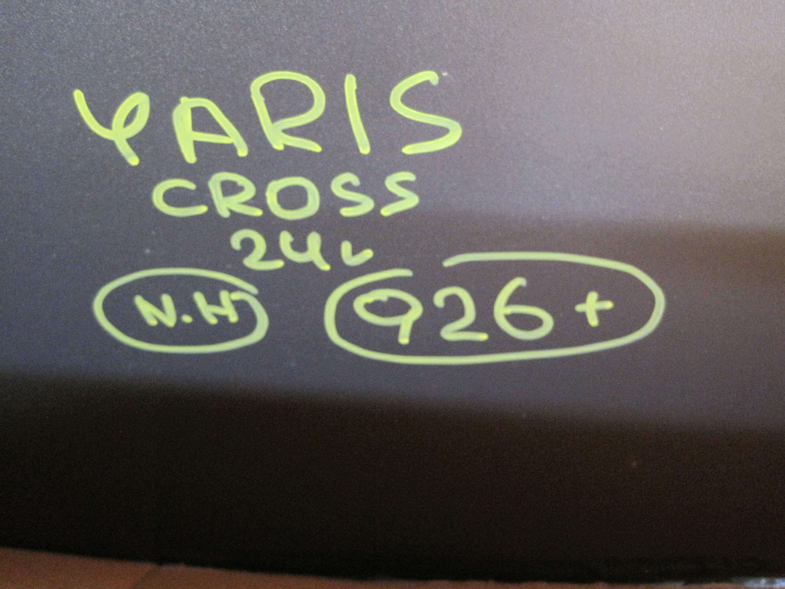 cofano TOYOTA YARIS CROSS 24R 4 PDC 926+