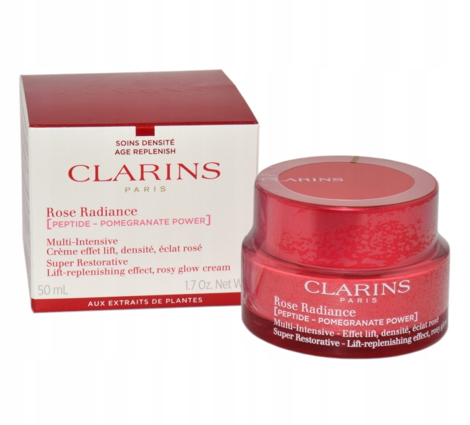 Víceúčelový krém na obličej Clarins Rose Radiance den a noc 50 ml