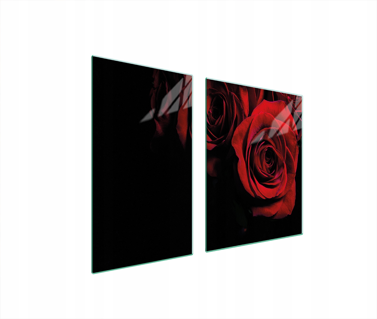 Skleněná Deska a Krájecí Deska 100x52 Růže Tvrzené Sklo