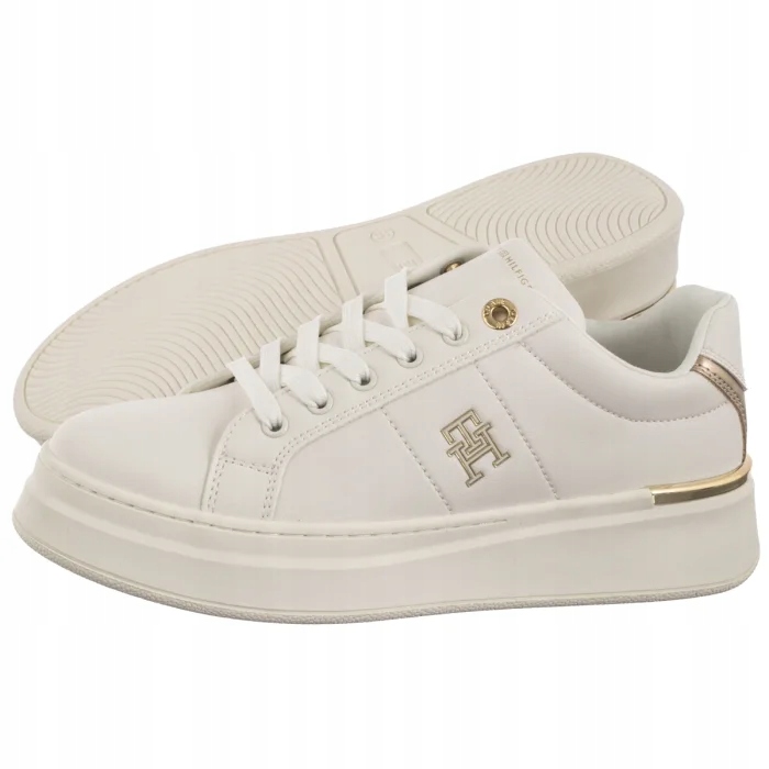 Dámské tenisky Tommy Hilfiger T3A9-33985 White Bílé