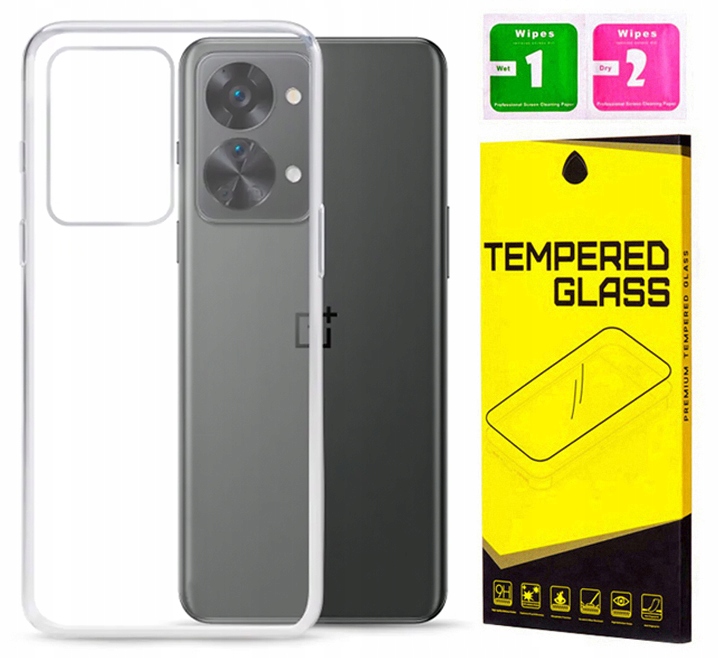 

Etui Silikon Do OnePlus Nord 2T 5G Szkło 9H