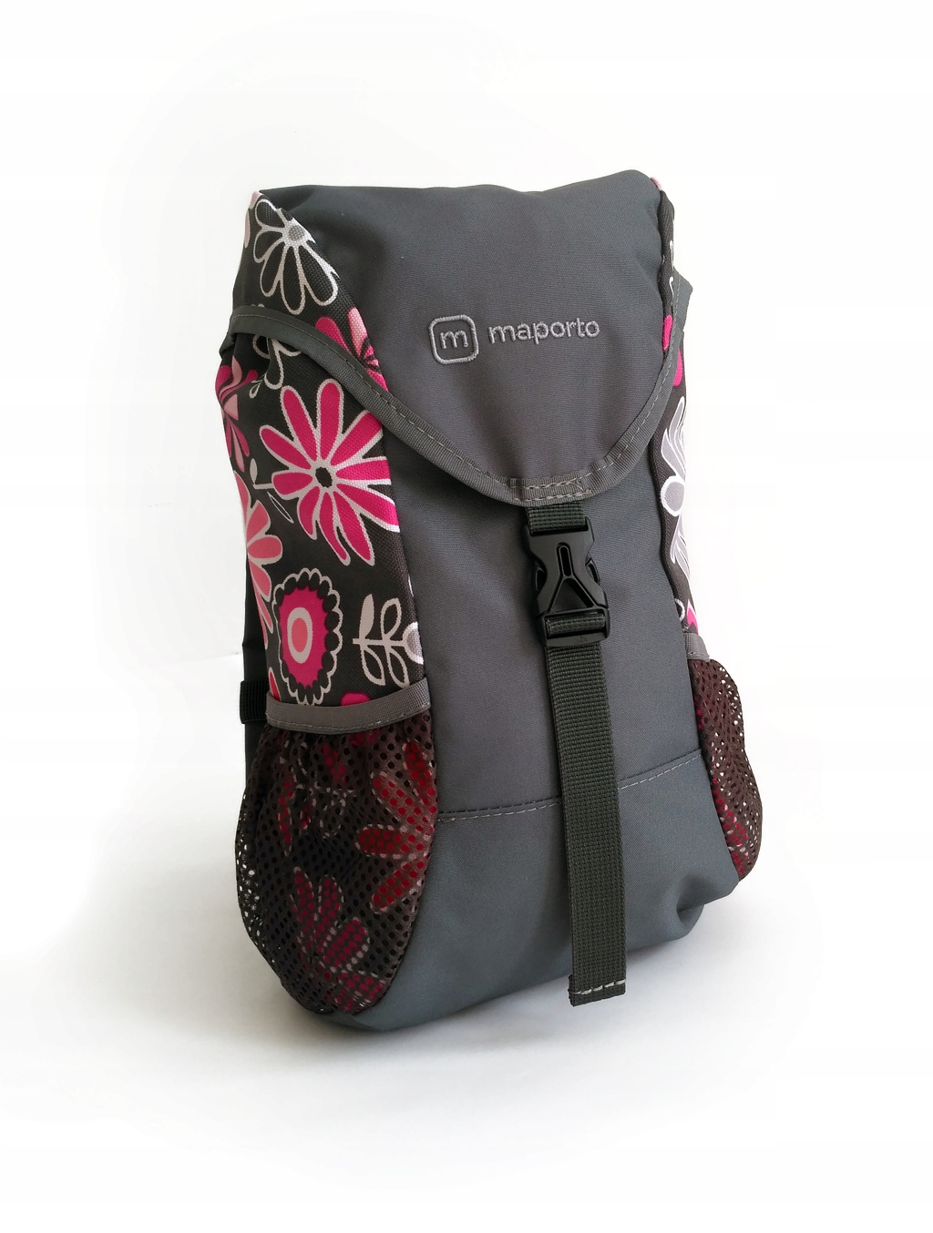 Plecak Maporto Ruby 6 różowo-szary