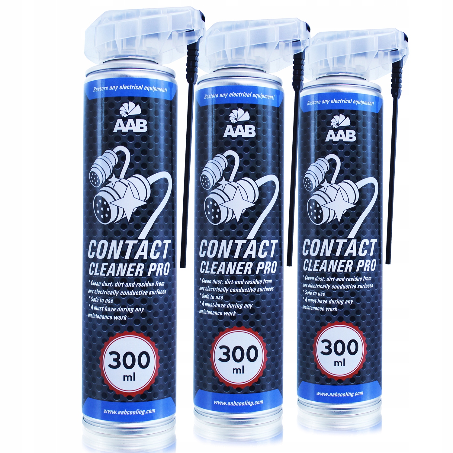 

3x Contact Cleaner Pro 300ml Do Czyszczenia Styków