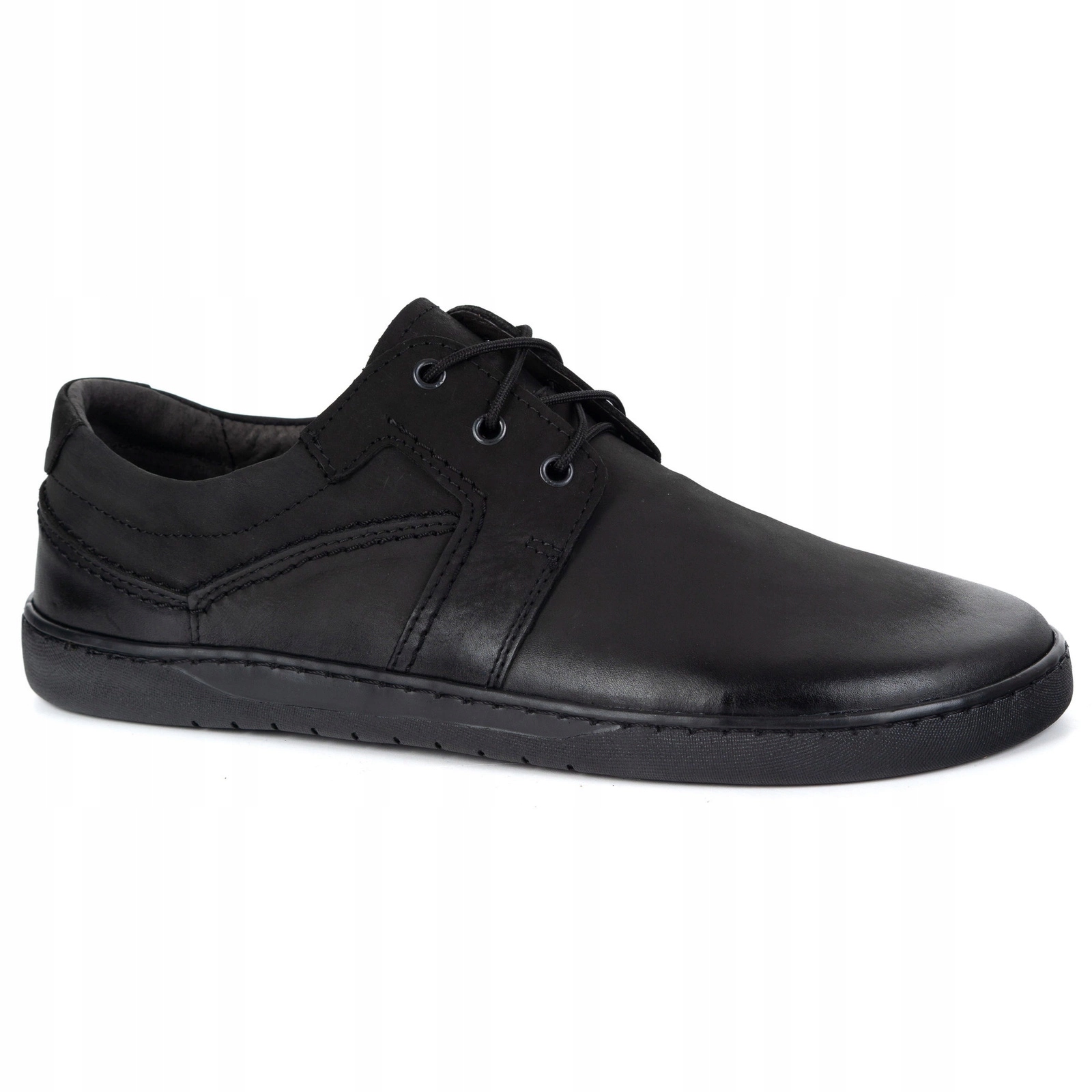 Barefoot Pánské minimalistické kožené boty 115KZ černé crazy 45
