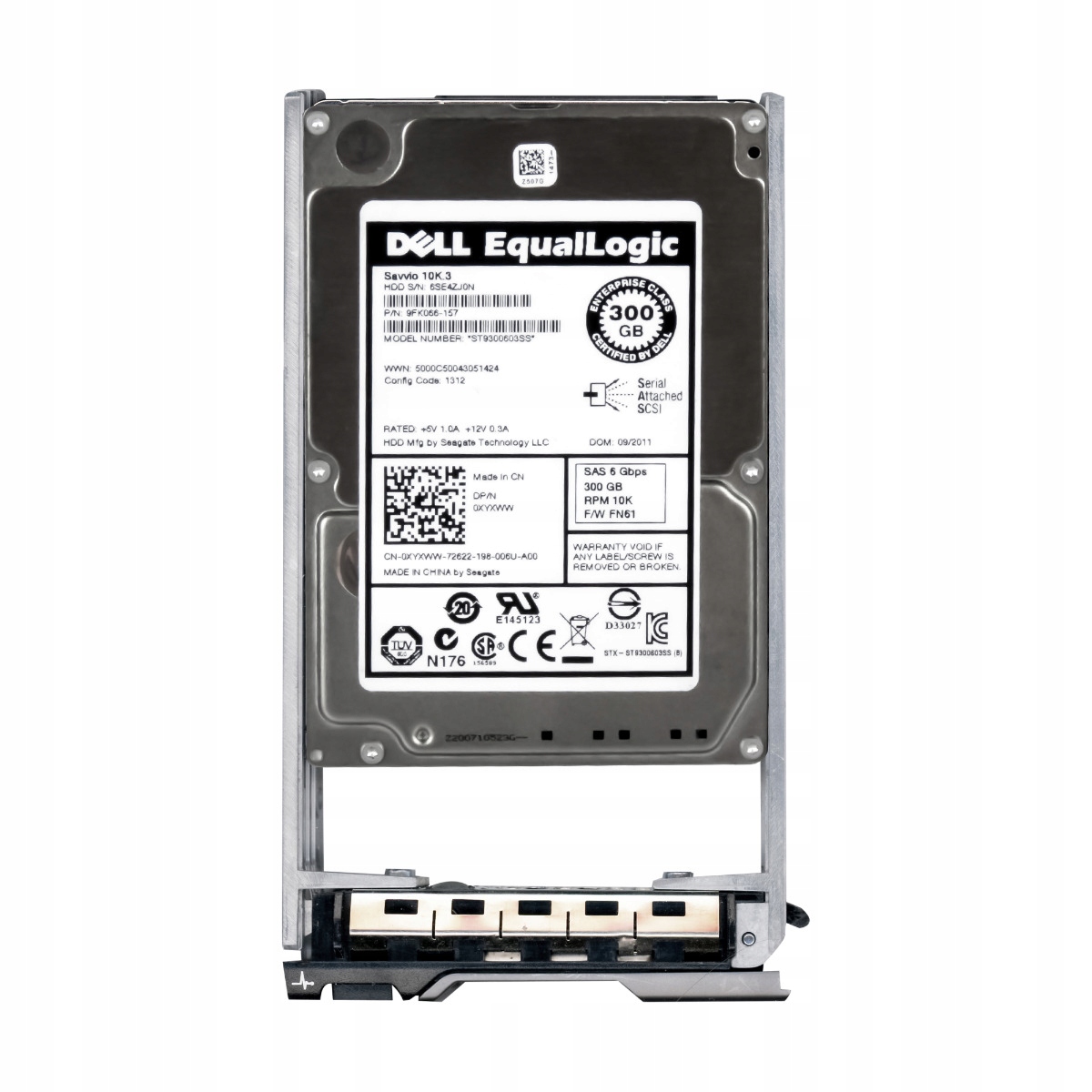 Dell 0XYXWW 300GB 10K 16MB SAS-2 2.5'' ST9300603SS
