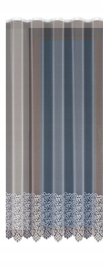 Mg Záclona žakár 31937 Bílá 300x250 cm Hotová Obšitá Bt