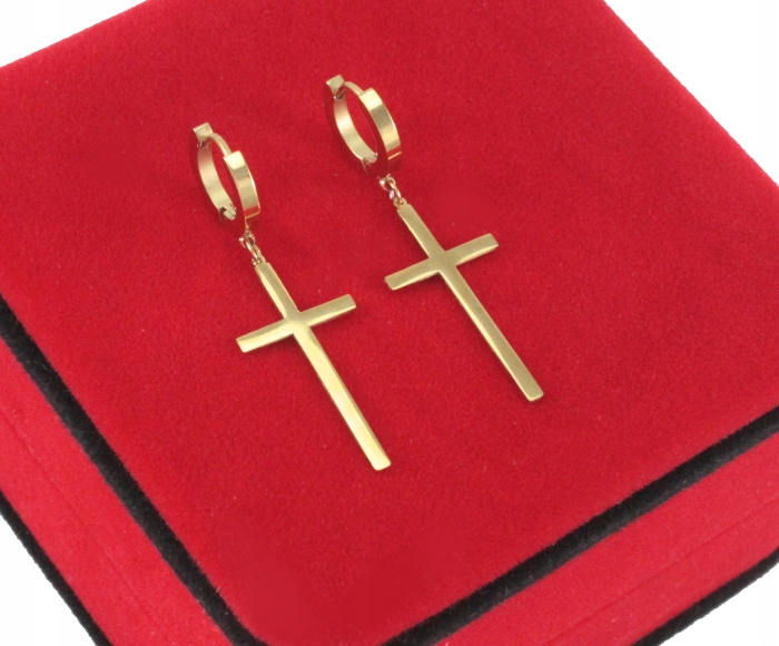 

Kolczyki Złote Krzyże Stal Chirurgiczna 316 L