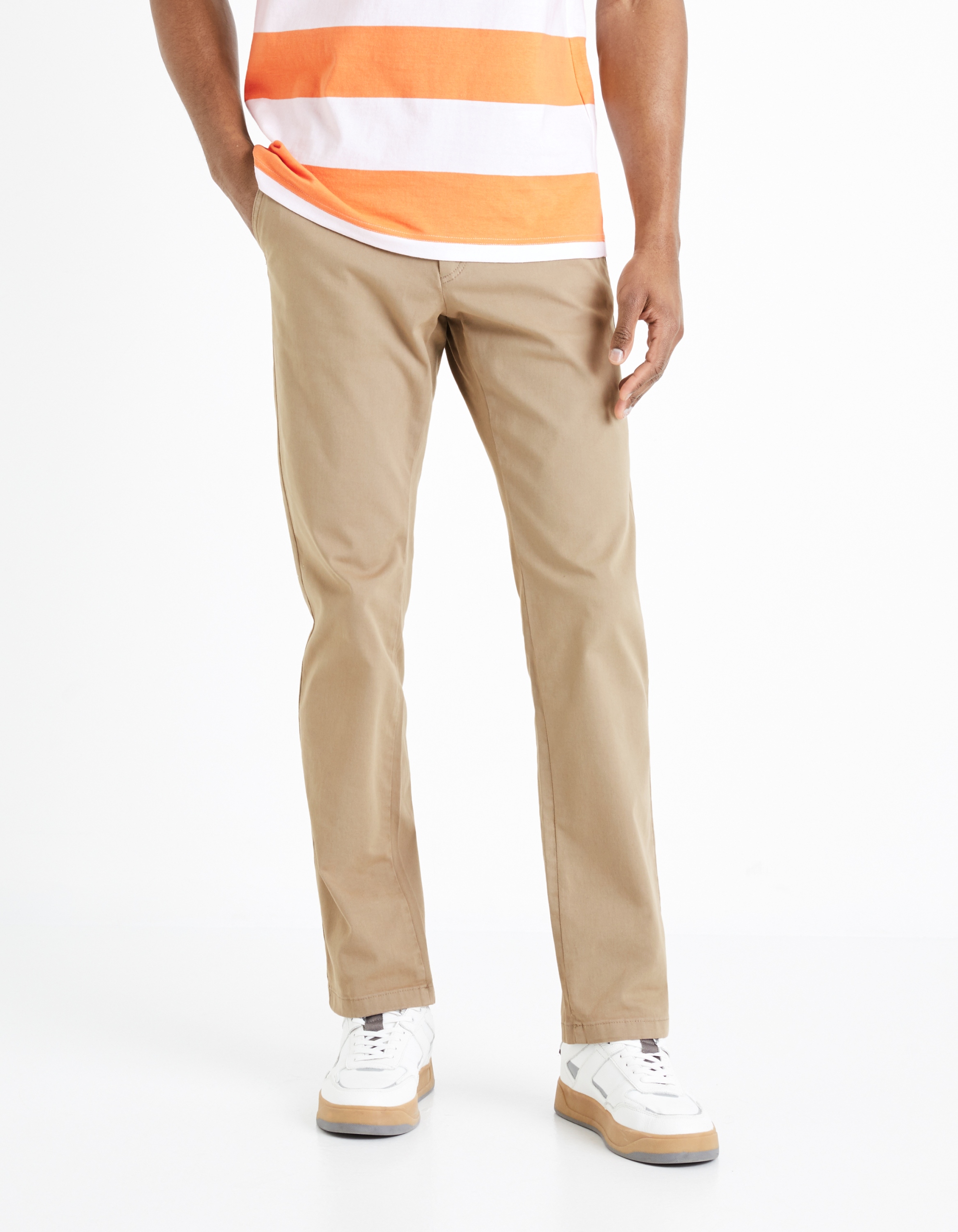 Celio Kalhoty chino straight bi-stretch