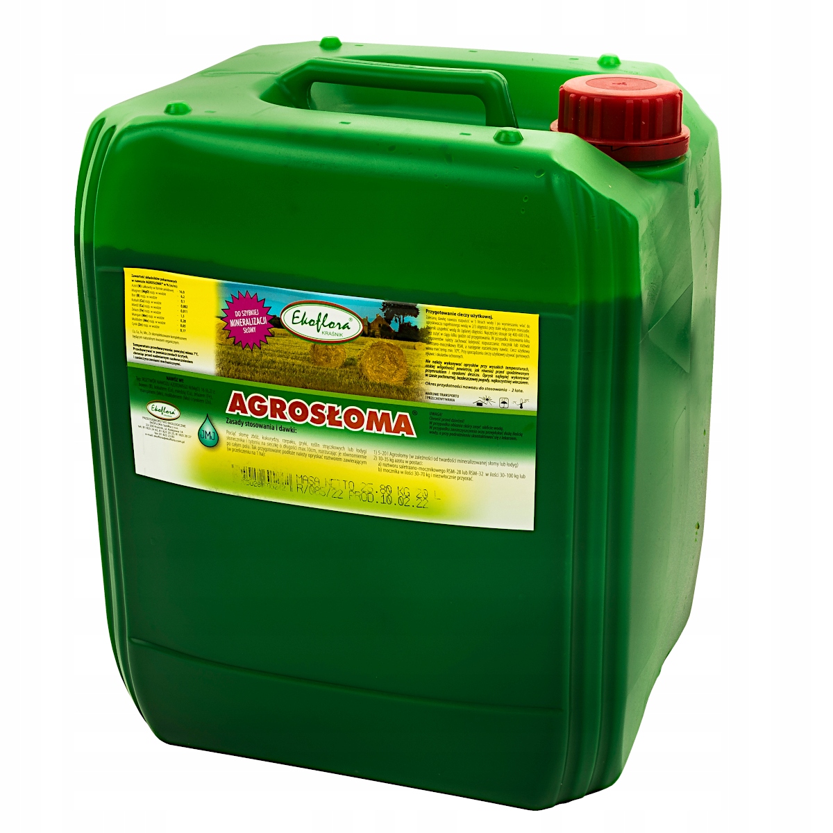 

Agrosłoma 20l dawnej Ekosłoma na rozkład słomy