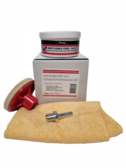 ZESTAW DO POLEROWANIA SZKŁA SZYB REFLEKTORÓW