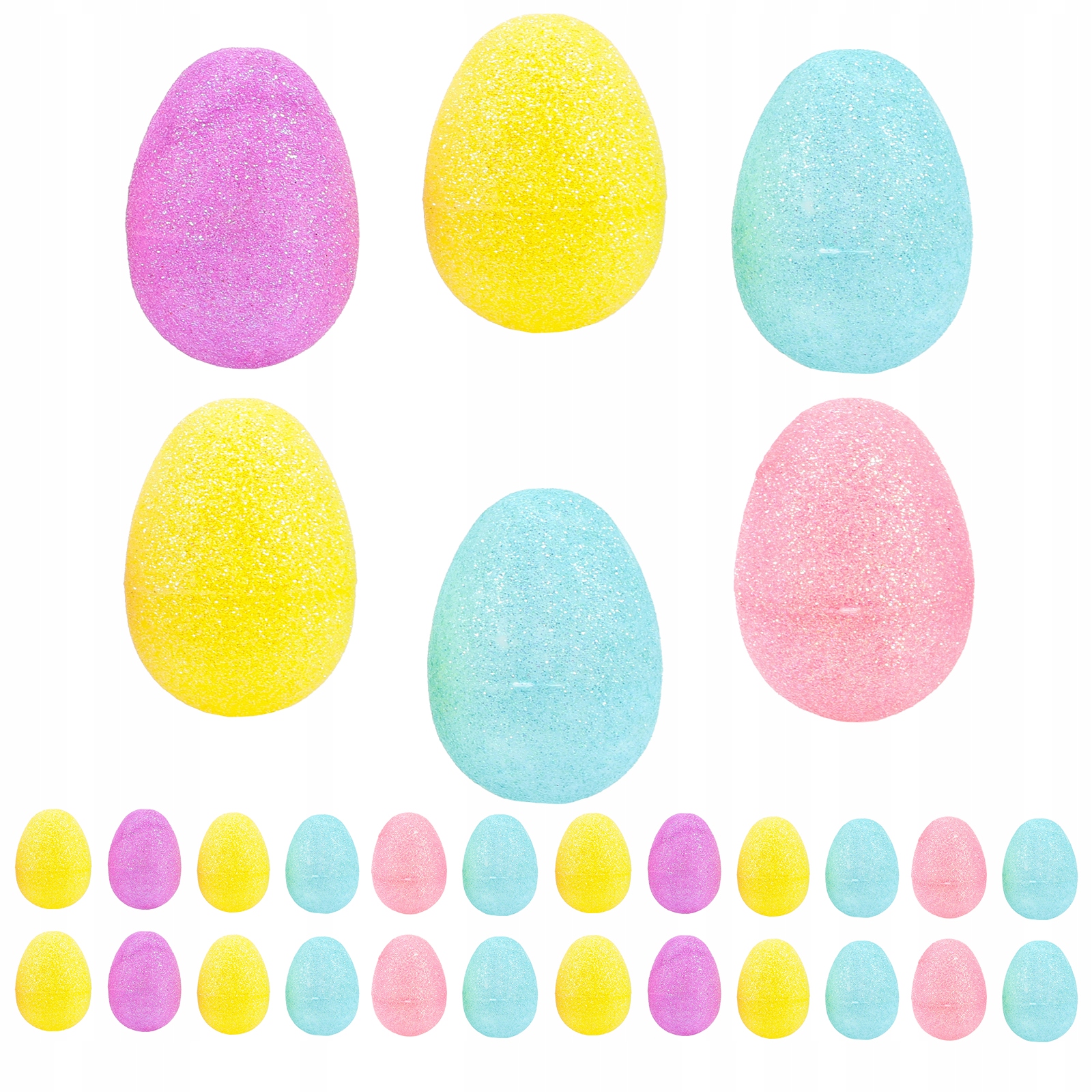 FESTIWAL 30 SZT. WIELKANOCNYCH PUDEŁEK NA CIASTECZKA W KSZTAŁCIE JAJKA