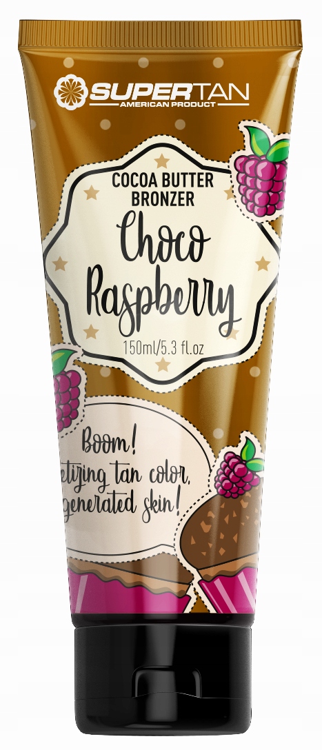 SuperTan Czekolada Choco Raspberry bronzer masło