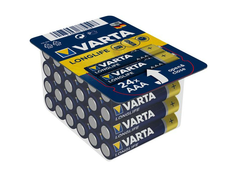 

Baterie alkaliczne Varta Longlife Aaa 1.5V 24szt