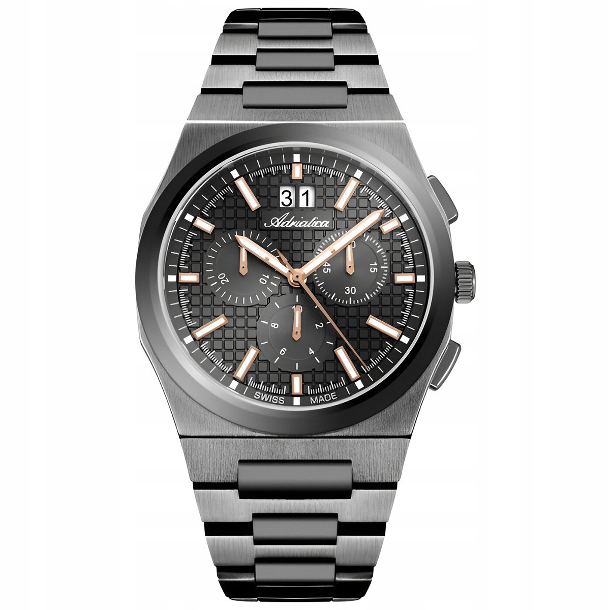 Pánské Hodinky Adriatica A8326.S1R6CH šedé