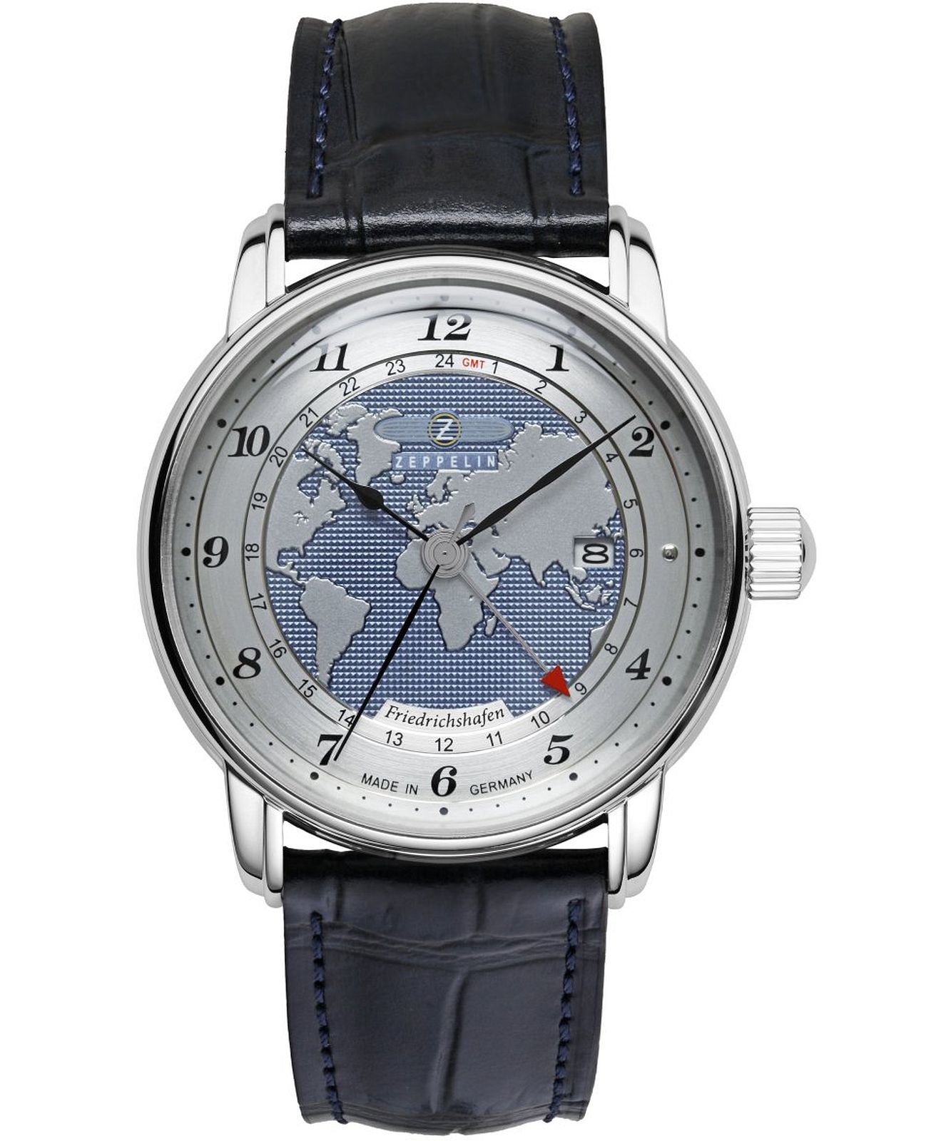 Pánské hodinky Zeppelin Friedrichshafen Automatic Gmt Zeppelin-8596-3