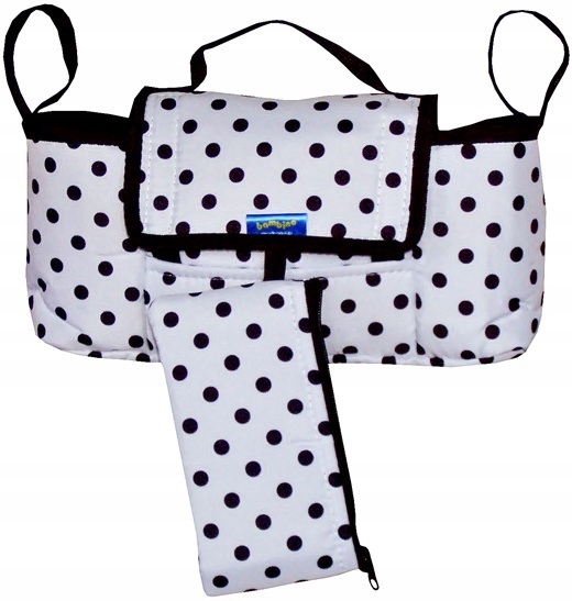 TORBA TOREBKA ORGANIZER DO WÓZKA + SASZETKA Wysokość 18 cm