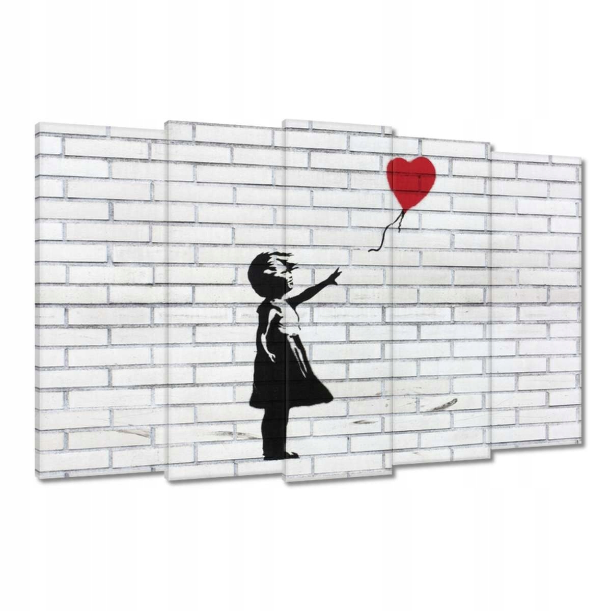 Obrazy 150x95 Banksy Dívka Balón