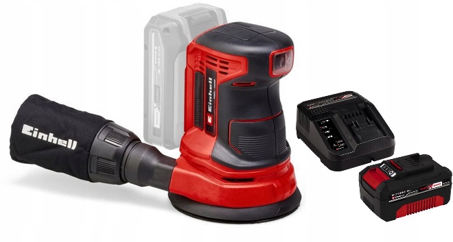 Einhell Excentrická Bruska Te-rs 18 Li Sada Akumulátor 4,0AH