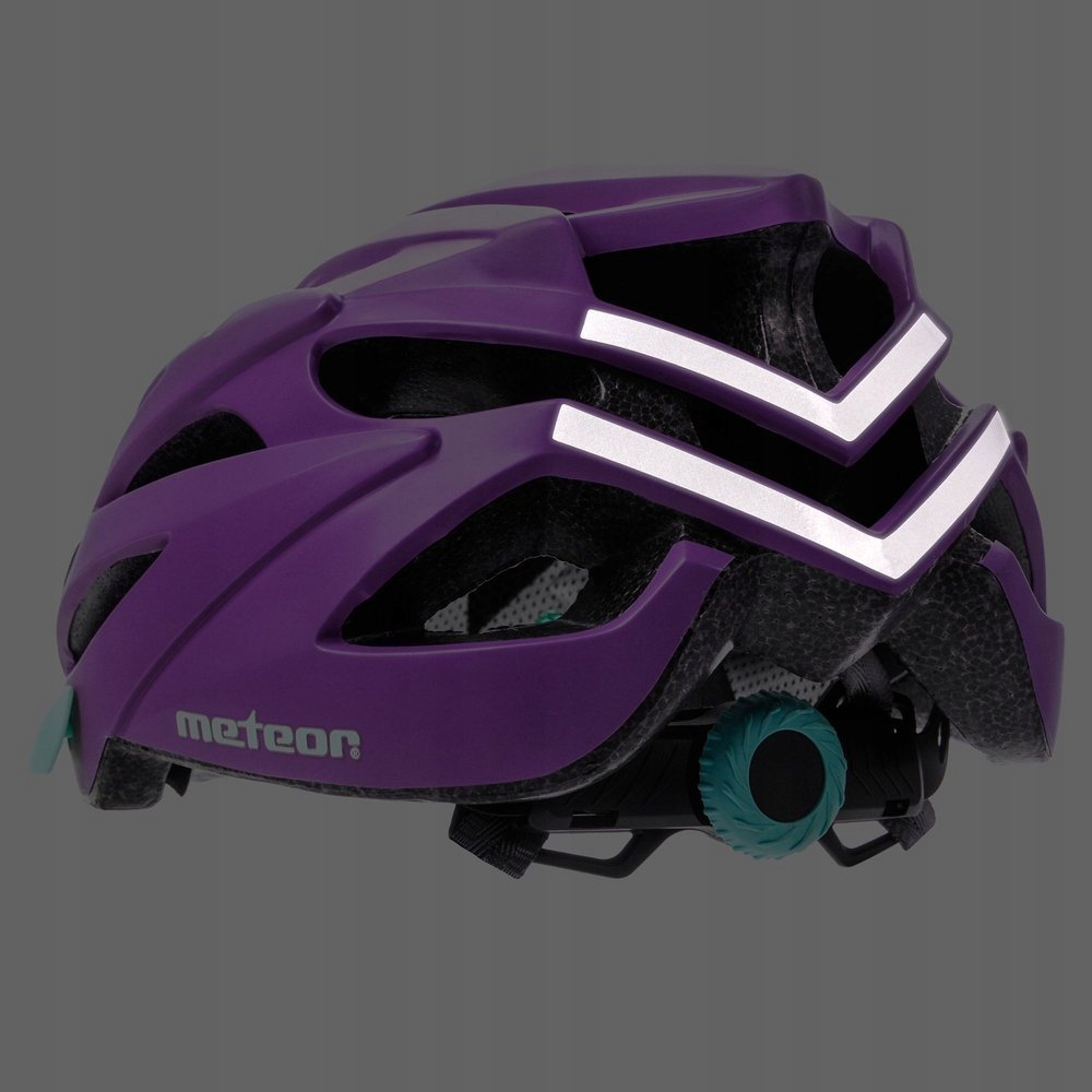 Kask rowerowy z daszkiem lekki regulowany na rower Meteor Marven L 58-61 cm Marka Meteor