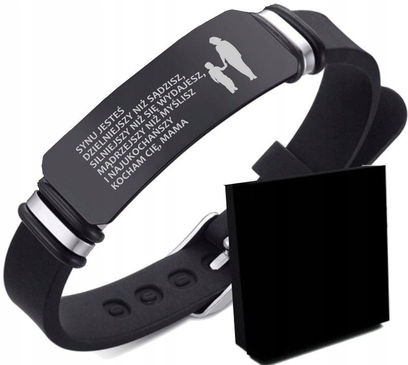 

Bransoletka z grawerem Dla Syna od Mamy Taty