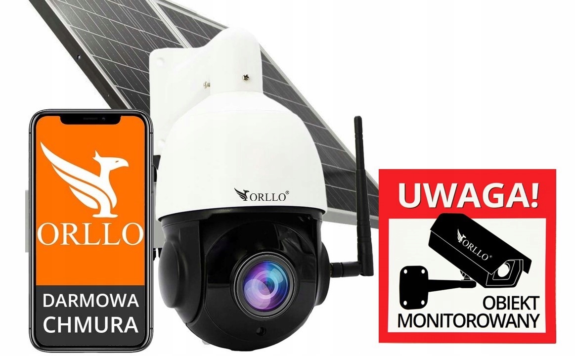 Kamera Orllo Z18 Sim Vnější Solární panel