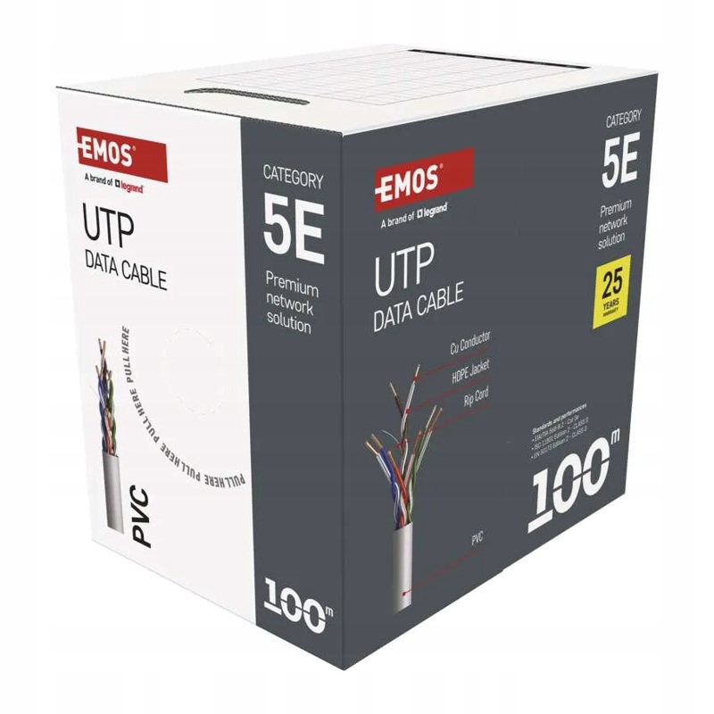 Datový kabel Utp 5E, 100m