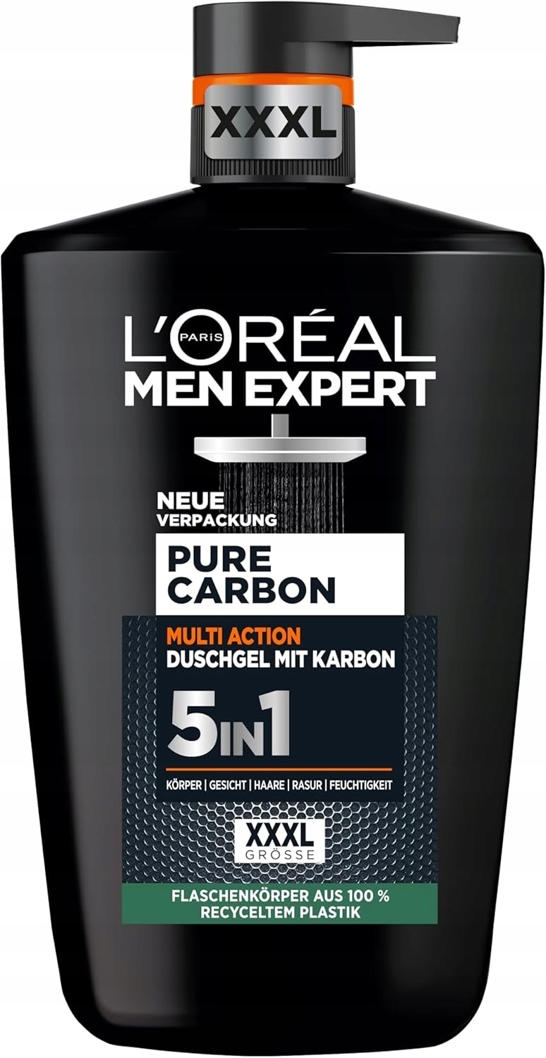 L’Oréal Paris Men Expert Pure Carbon sprchový gel 1000 ml na holení