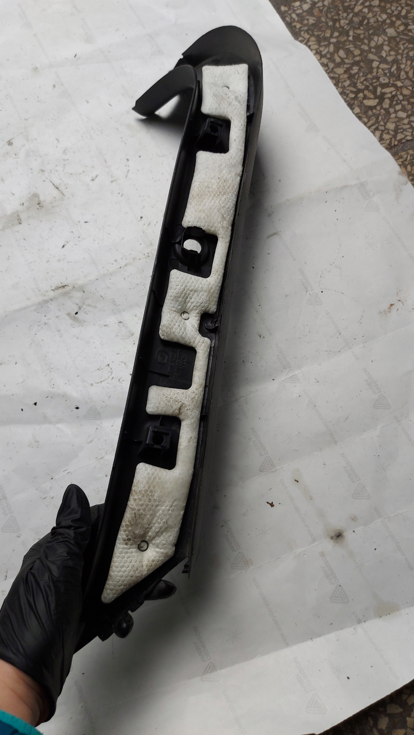 moulding bonnet rear part cover right side MAZDA 6 GH HATCHBACK OE