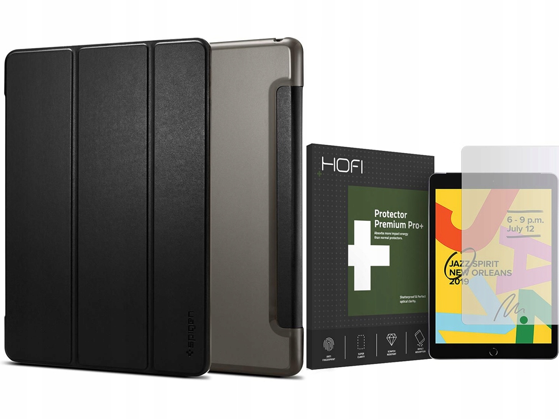

2-PAK Spigen Etui Do Ipad 10.2 2021 9-GEN Szkło