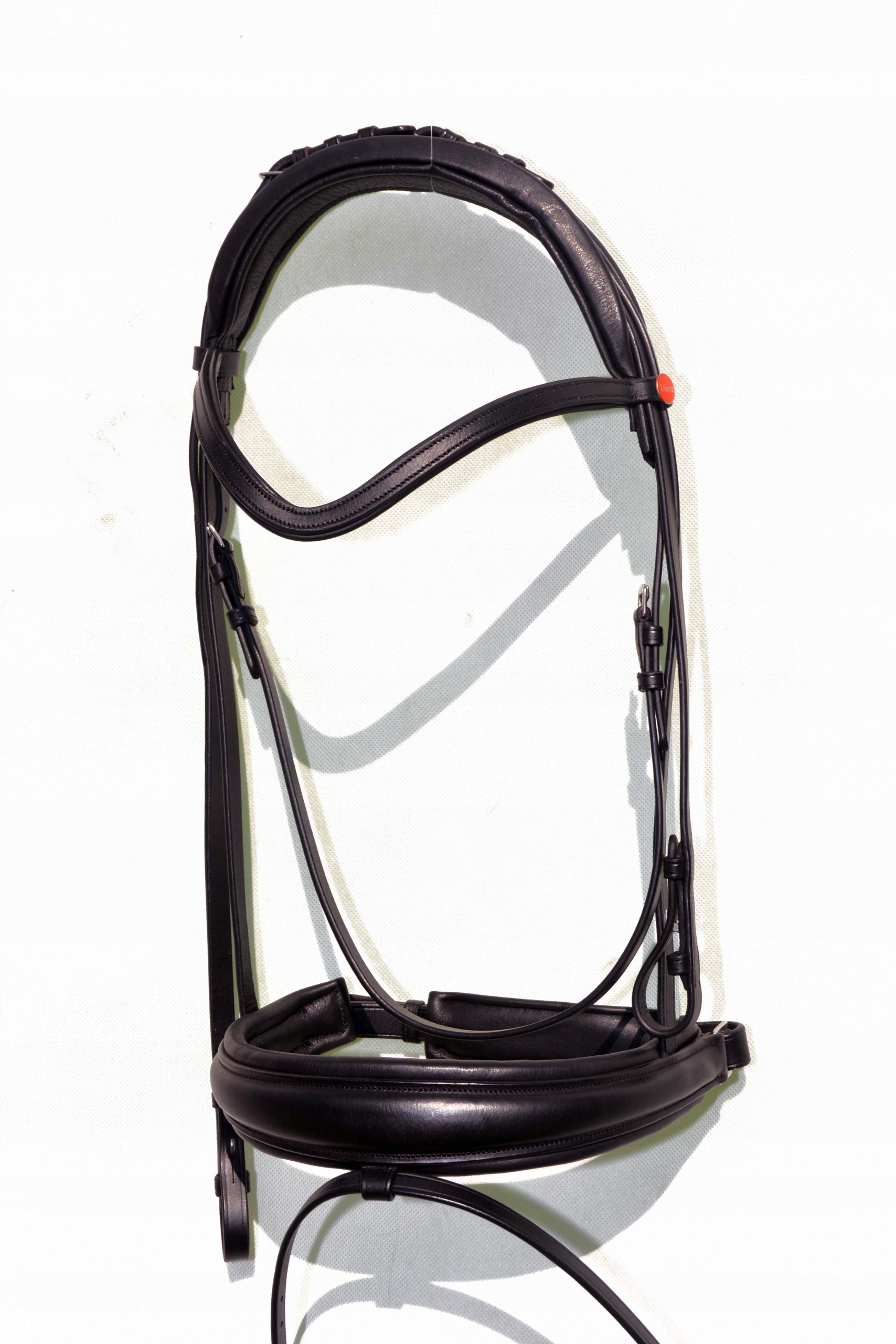 Ogłowie Anatomiczne Profilowane Skóra Premium Roz.cob