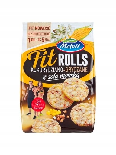 Levně 13 x Melvit Fit kukuřično-pohankové rolky s mořskou solí 60 g
